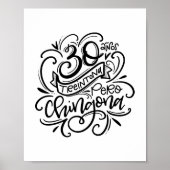 Treintona Pero Chingona Poster (Vorne)