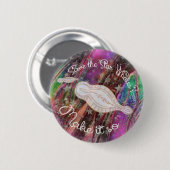 Trek, um die Stern-Wale zu retten Button (Vorne & Hinten)