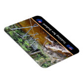 Trekking & Drahtbrücken - Wildnis/Neuseeland Magnet (Rechte Seite)