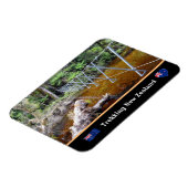 Trekking & Drahtbrücken - Wildnis/Neuseeland Magnet (Linke Seite)