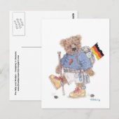 Trekking in Deutschland Postkarte (Vorne/Hinten)
