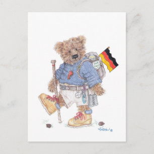 Trekking in Deutschland Postkarte