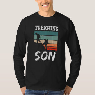Trekking Son Hikes Wandern Hobby T-Shirt