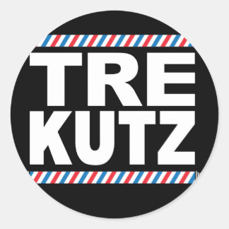 TreKutz-Logo-Aufkleber Runder Aufkleber