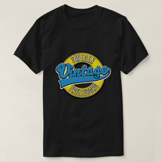 Trelleborg Schweden Vintages Logo T-Shirt (Design vorne)