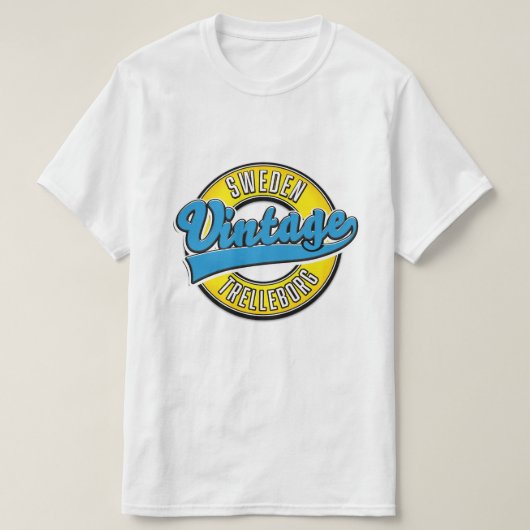 Trelleborg Schweden Vintages Logo T-Shirt (Design vorne)