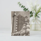 Trellick Tower Original gezeichnet Postkarte (Stehend Vorderseite)