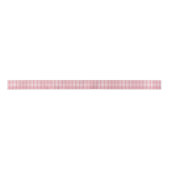 Trellis Cherry Red - White Satinband (Vorderseite)