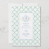 Trellis-Foto Einladung (Rückseite)