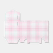Trellis Light Pink - Weiß Geschenkschachtel (Ungefaltet)