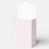 Trellis Light Pink - Weiß Geschenkschachtel (Geöffnet)