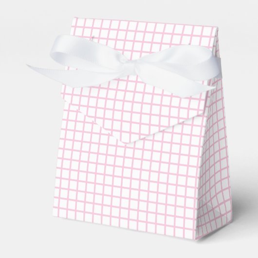 Trellis Light Pink - Weiß Geschenkschachtel (Vorderseite)