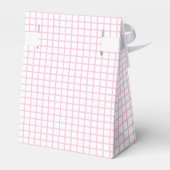 Trellis Light Pink - Weiß Geschenkschachtel (Rückseite)