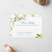 Trellis mediterran/Lemon UAWG Umschließung Mitteilungskarte (Vorderseite/Rückseite Beispiel)