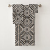 Trellis Moderne Strickplätze und Diamanten Badhandtuch Set (Insitu)