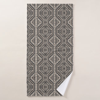 Trellis Moderne Strickplätze und Diamanten Badhandtuch Set