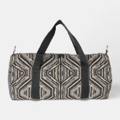 Trellis Moderne Strickplätze und Diamanten Duffle Bag (Rückseite)