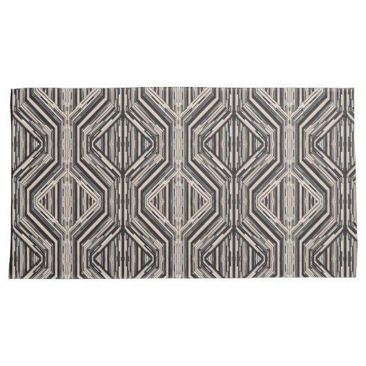 Trellis Moderne Strickplätze und Diamanten Kissenbezug (Vorderseite-Rechts)