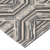 Trellis Moderne Strickplätze und Diamanten Tischdecke (Schrägansicht)