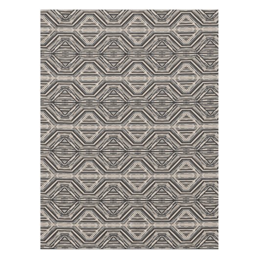 Trellis Moderne Strickplätze und Diamanten Tischdecke (Vorderseite)