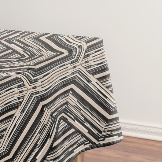 Trellis Moderne Strickplätze und Diamanten Tischdecke (Beispiel)