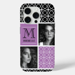 Trellis Muster - FotoCollage & Monogram Case-Mate iPhone Hülle