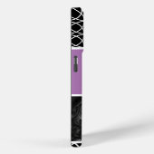 Trellis Muster - FotoCollage & Monogram Case-Mate iPhone Hülle (Rückseite / Rechts)