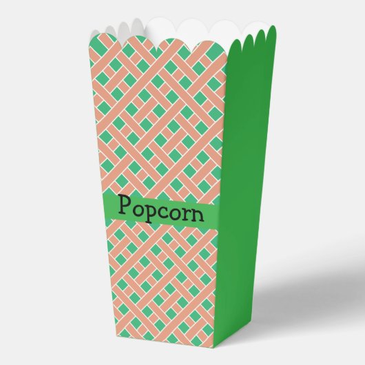 Trellis Pattern Green Geschenkschachtel (Vorderseite)