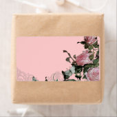 Trellis Rose Vintag Pink Roses Schmetterling Wirbe (Insitu)