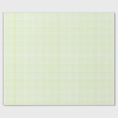 Trellis Spring Grün - Weiß Geschenkpapier (Flach)