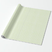 Trellis Spring Grün - Weiß Geschenkpapier (Ungerollt)