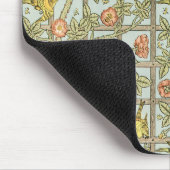 Trellis von William Morris, Vintag Garden Textile Mousepad (Ecke)