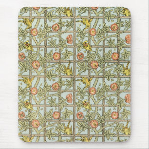 Trellis von William Morris, Vintag Garden Textile Mousepad