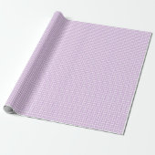 Trellis White - Sanftes Lila Geschenkpapier (Ungerollt)