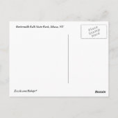 Treman Lake Postkarte (Rückseite)