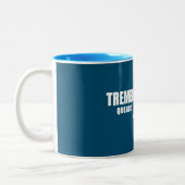 Tremblant Quebec Skier Zweifarbige Tasse (Links)