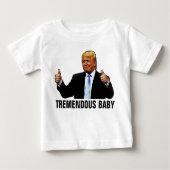 TREMENDOUS BABY TRUMP T - SHIRT JERSEY (Vorderseite)