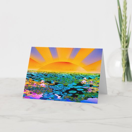 TREMENDOUS TRANQUILITY CARD DANKESKARTE (Vorderseite)