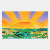 TREMENDOUS TRANQUILITY RECHTECKIGER AUFKLEBER (Vorderseite)