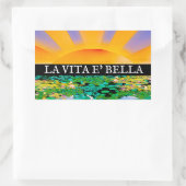 TREMENDOUS TRANQUILITY RECHTECKIGER AUFKLEBER (Tasche)