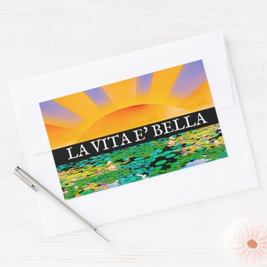 TREMENDOUS TRANQUILITY RECHTECKIGER AUFKLEBER (Umschlag)