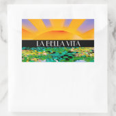 TREMENDOUS TRANQUILITY RECHTECKIGER AUFKLEBER (Tasche)