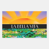 TREMENDOUS TRANQUILITY RECHTECKIGER AUFKLEBER (Vorderseite)