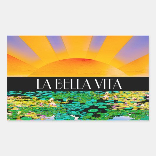 TREMENDOUS TRANQUILITY RECHTECKIGER AUFKLEBER (Vorderseite)