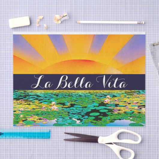 TREMENDOUS TRANQUILITY SEIDENPAPIER (Handwerk)