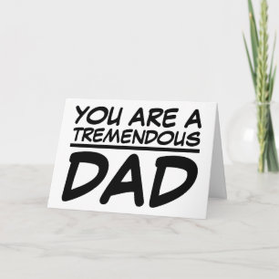 TREMENDOUS VATER TRUMP VATER'S DAY CARDS KARTE