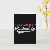 Tremendously Locked In Karte (Gelbe Blume)