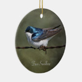 Tremeschwalbe rund keramik ornament (Rechts)