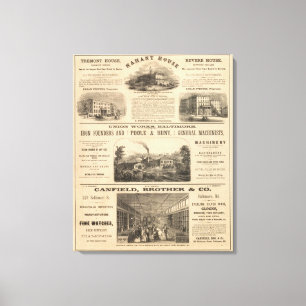 Tremont Haus, Boston-Hotel Nahant Haus Leinwanddruck