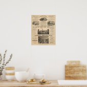 Tremont House, Boston hotel Nahant House Poster (Küche)